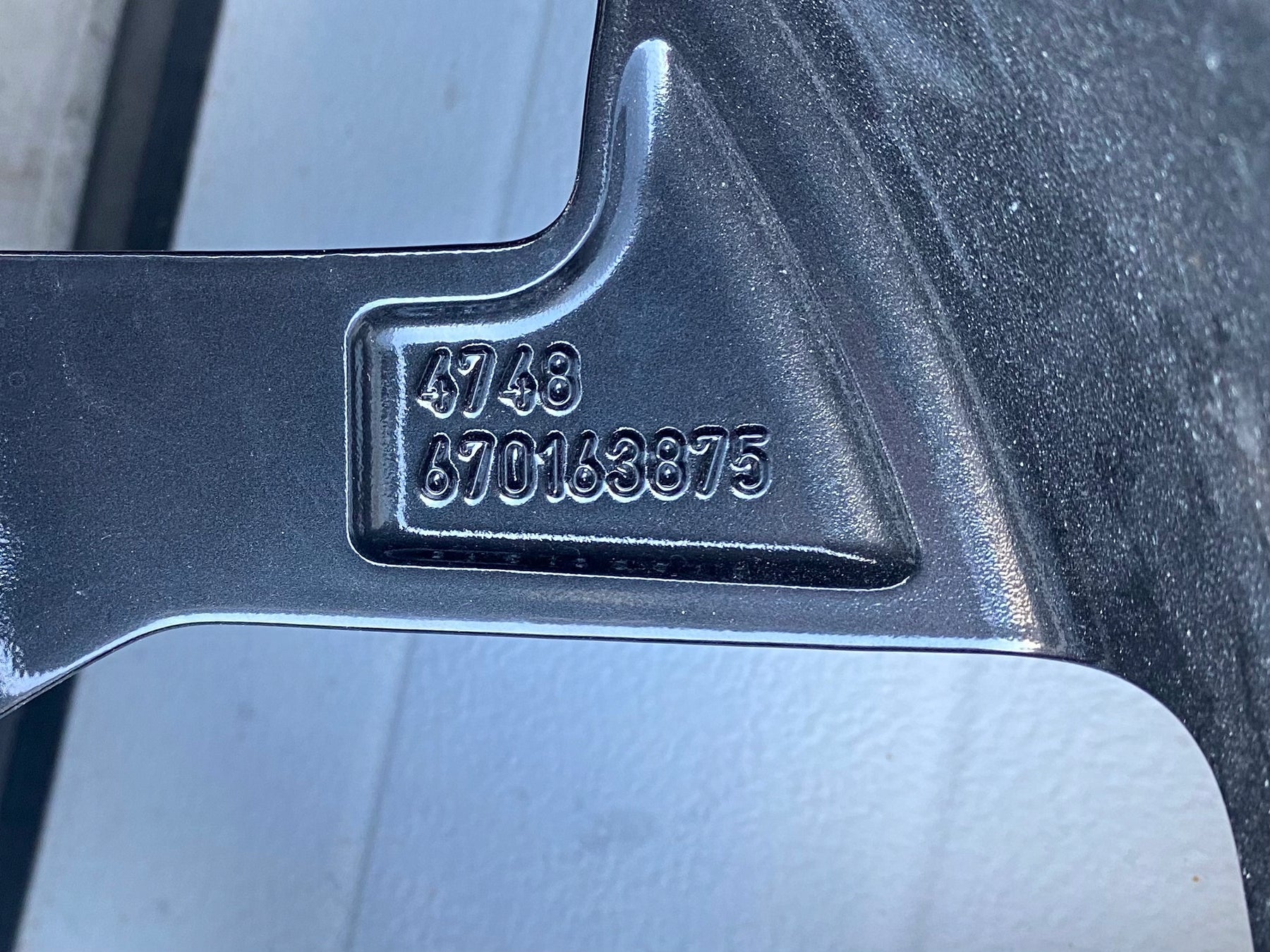 Maserati MC20 Black Wheel 20 inch set with tires, OEM, Part number: