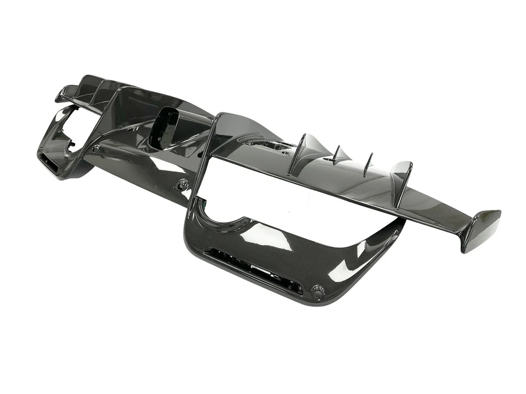 Ferrari 488 PISTA Rear diffuser Carbon Glossy finish, OEM, Part number: 796698