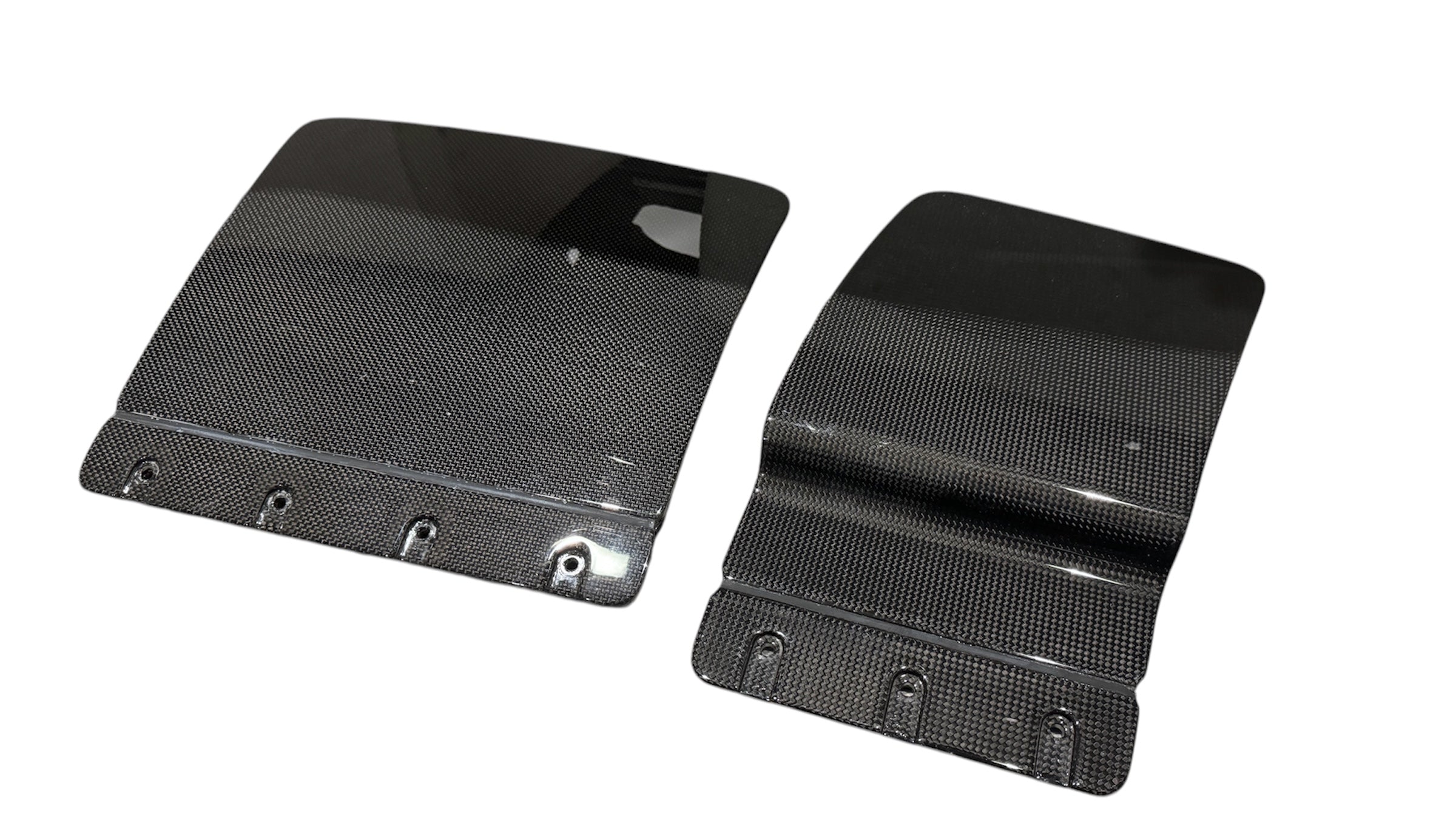 Ferrari F8 Tributo Flaps for F8 Rear diffuser carbon, OEM, Part number: 786905 786906 899293