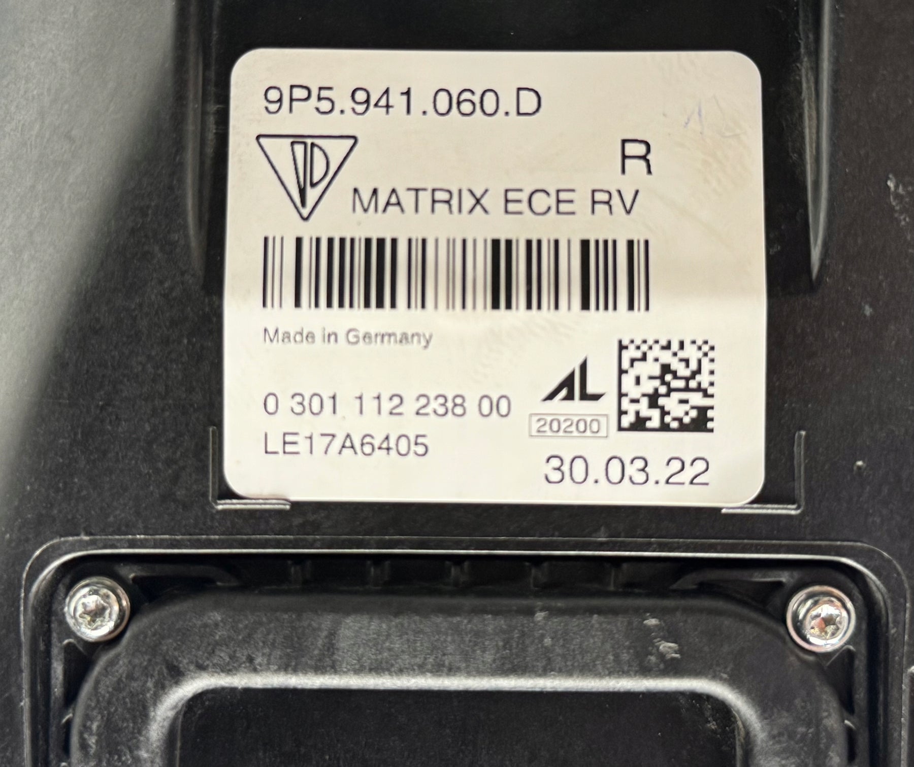 PORSCHE 992 GT3 RS, OEM part