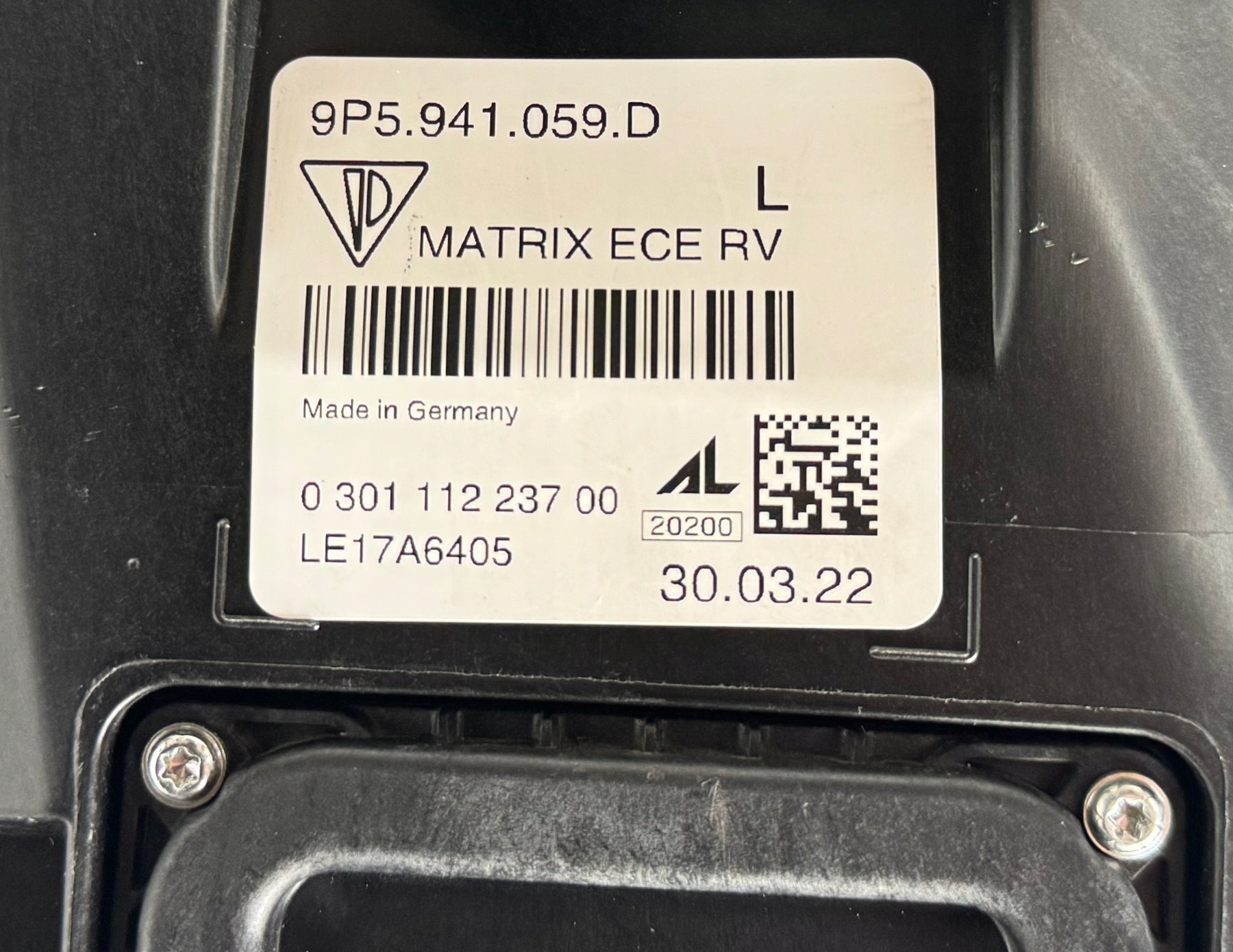 PORSCHE 992 GT3 RS, OEM part