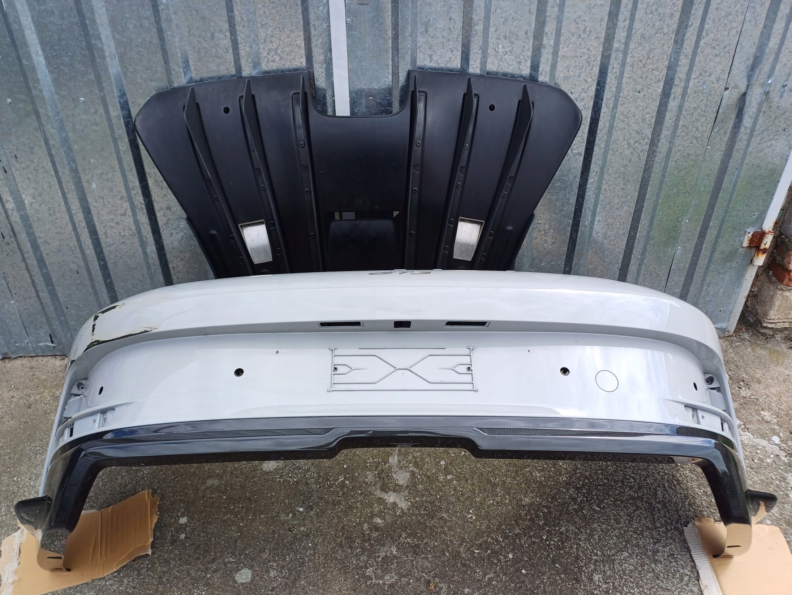 Porsche 992 GT3 Akrapovic Carbon Rear Diffuser, OEM, Part number: