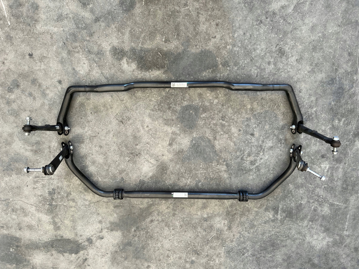 Porsche GT3RS Stabilizer carbon Weisach set, OEM, Part number: 9P1511467B