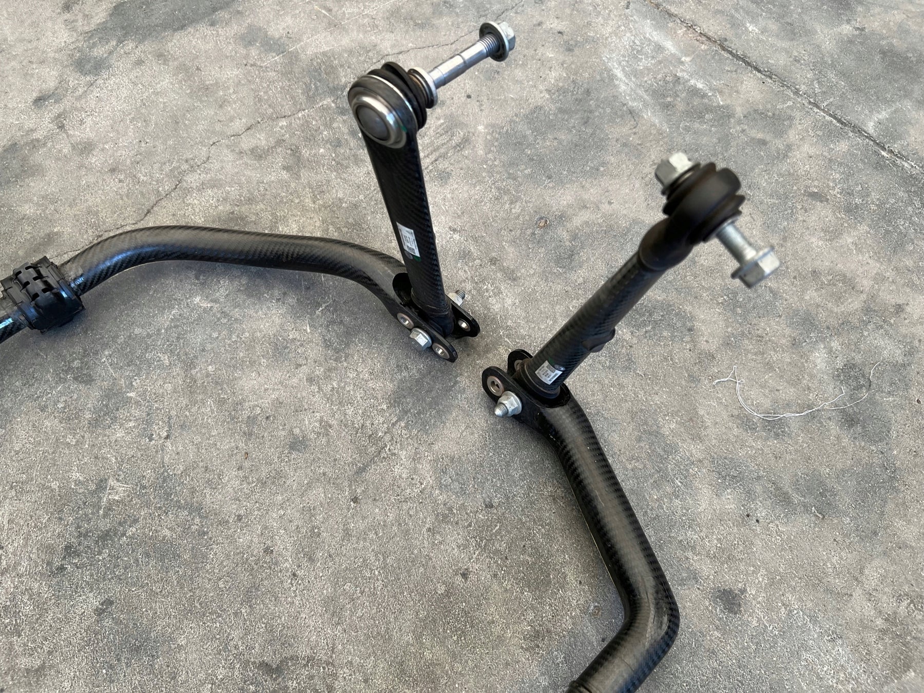 Porsche GT3RS Stabilizer carbon Weisach set, OEM, Part number: 9P1511467B