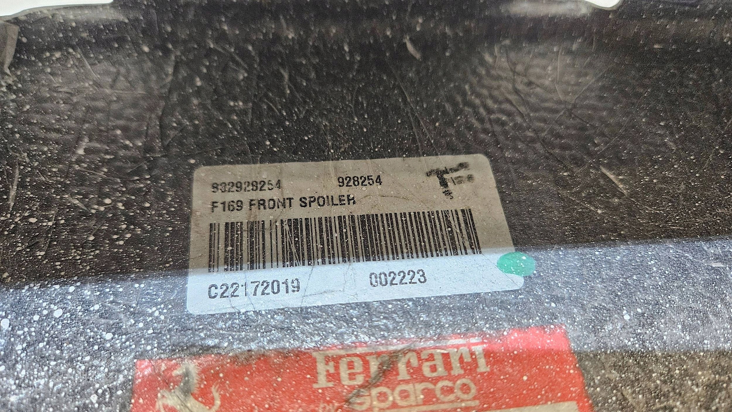 Ferrari ROMA F169 Front lip Carbon fiber, OEM, Part number: 855855, 928254