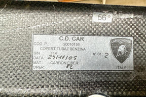 Lamborghini Murcielago Carbon fiber engine cover, OEM, Part number: 20010156