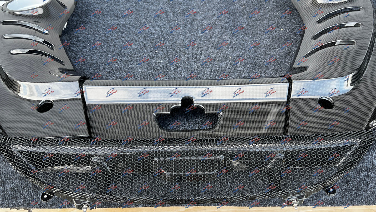 Ferrari 296 GTB Carbon fiber Rear Engine compartment set of 4 OEM Part number: - Carbon fiber engine cover