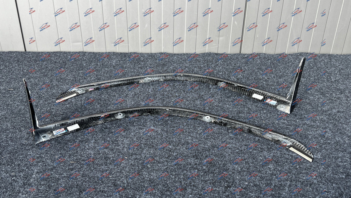 Ferrari 296 GTB Front lip Carbon fiber OEM Part number: 778127 778128 - Carbon front lip