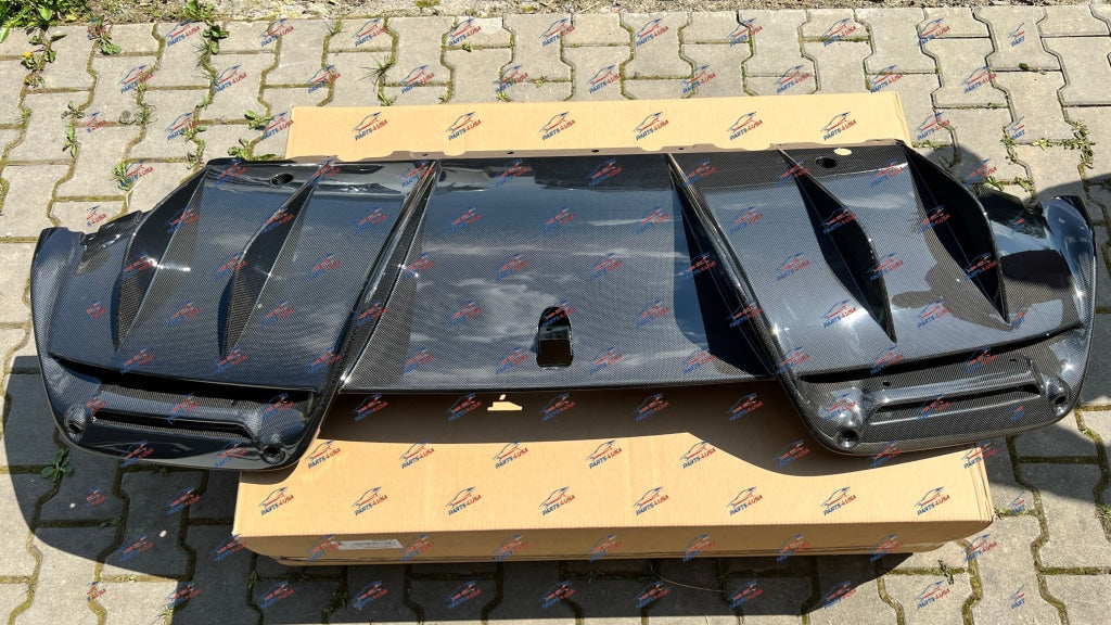 Ferrari 296 GTB Rear diffuser carbon for camera, OEM , Part number: 88
