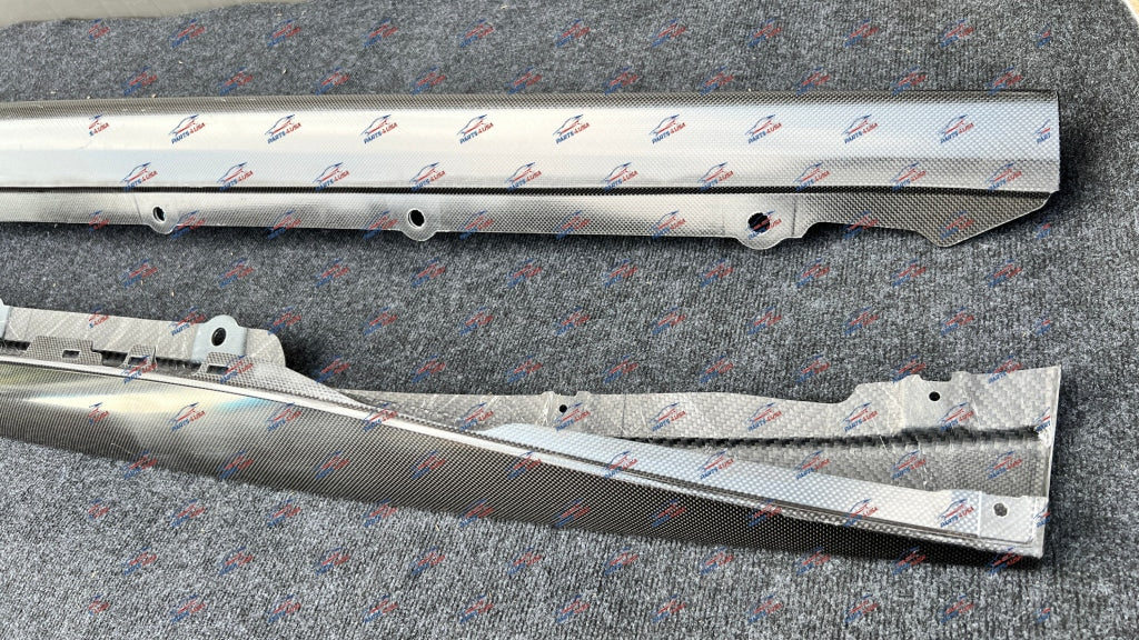 Ferrari 296 Gtb Side Skirt Sill Cover Carbon Oem Part Number: 777167 777177 Carbon Fiber Side