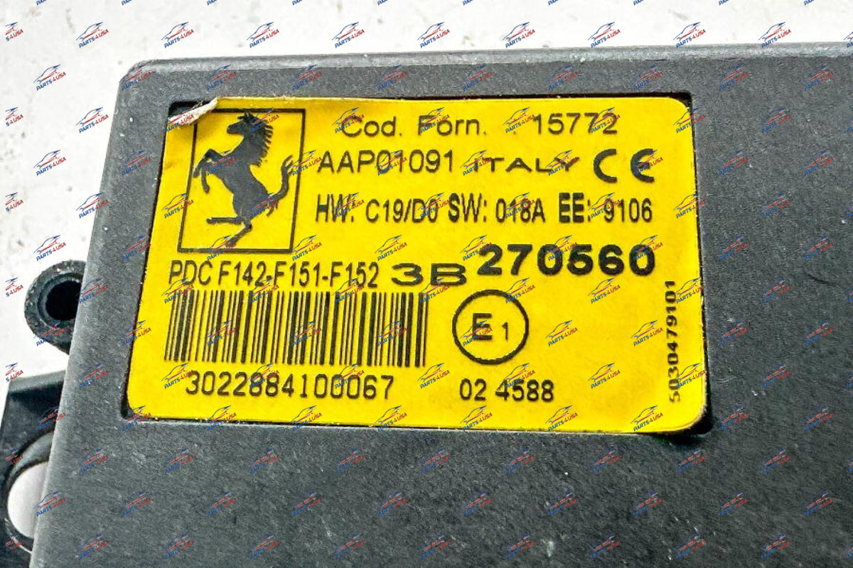 Ferrari 458 FF and F12 Berlinetta Parking sensor ECU LH OEM Part number: 270560 - ECU