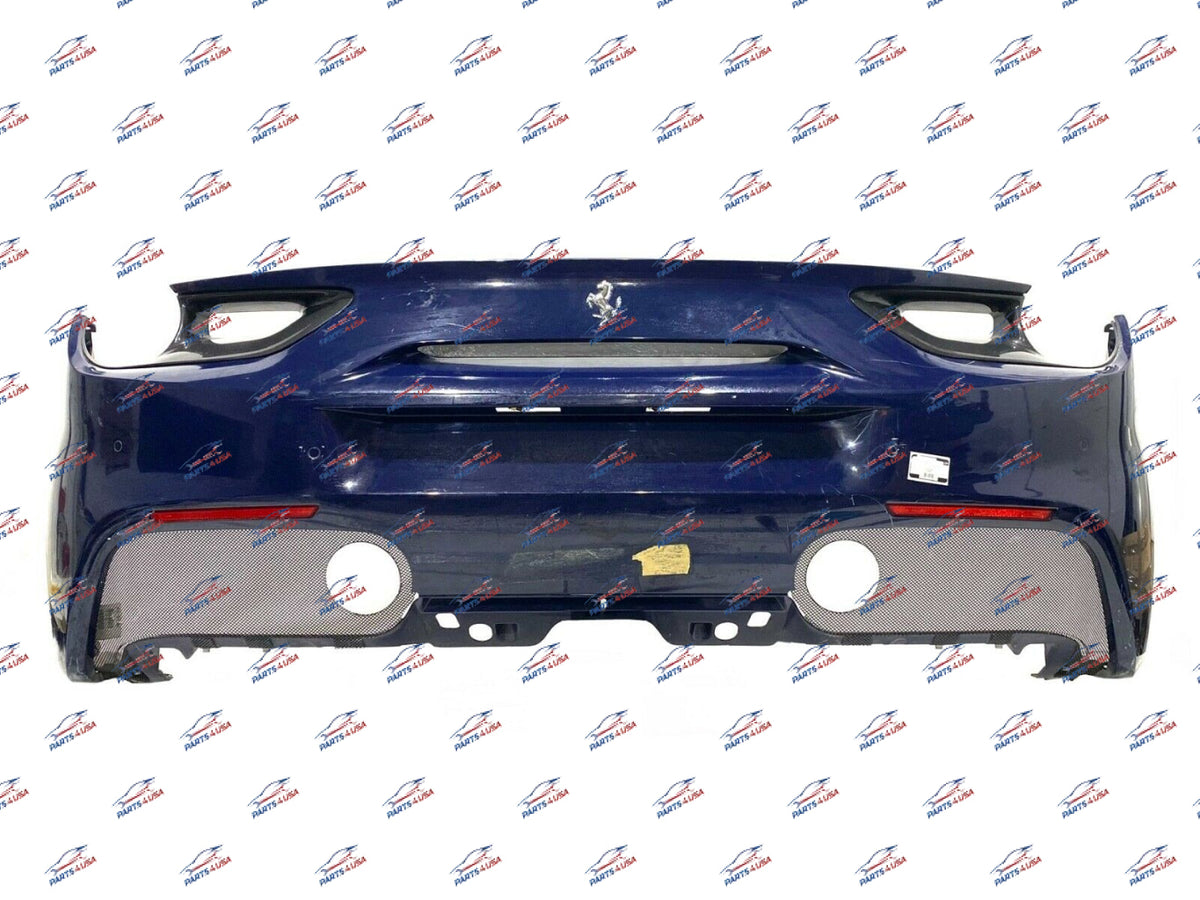 Ferrari 488 Gtb Rear Bumper Complete With Carbon Trim Part Number: 86637810