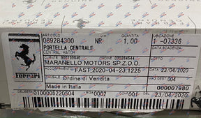 Ferrari 488 Pista Central Hatch Oem Part Number: 89284300