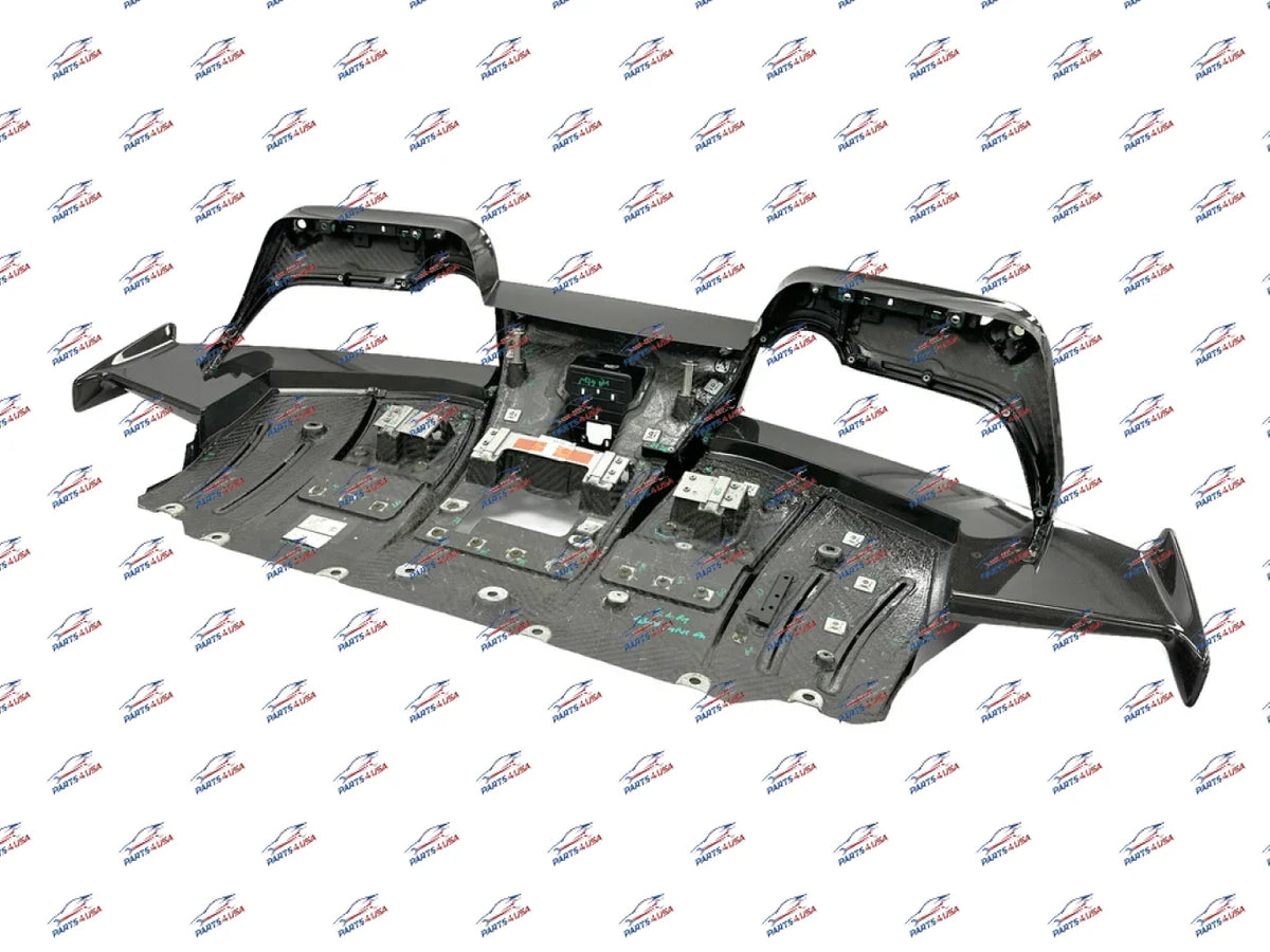 Ferrari 488 PISTA Rear diffuser Carbon Glossy finish OEM Part number: 796698 - Carbon fiber diffuser