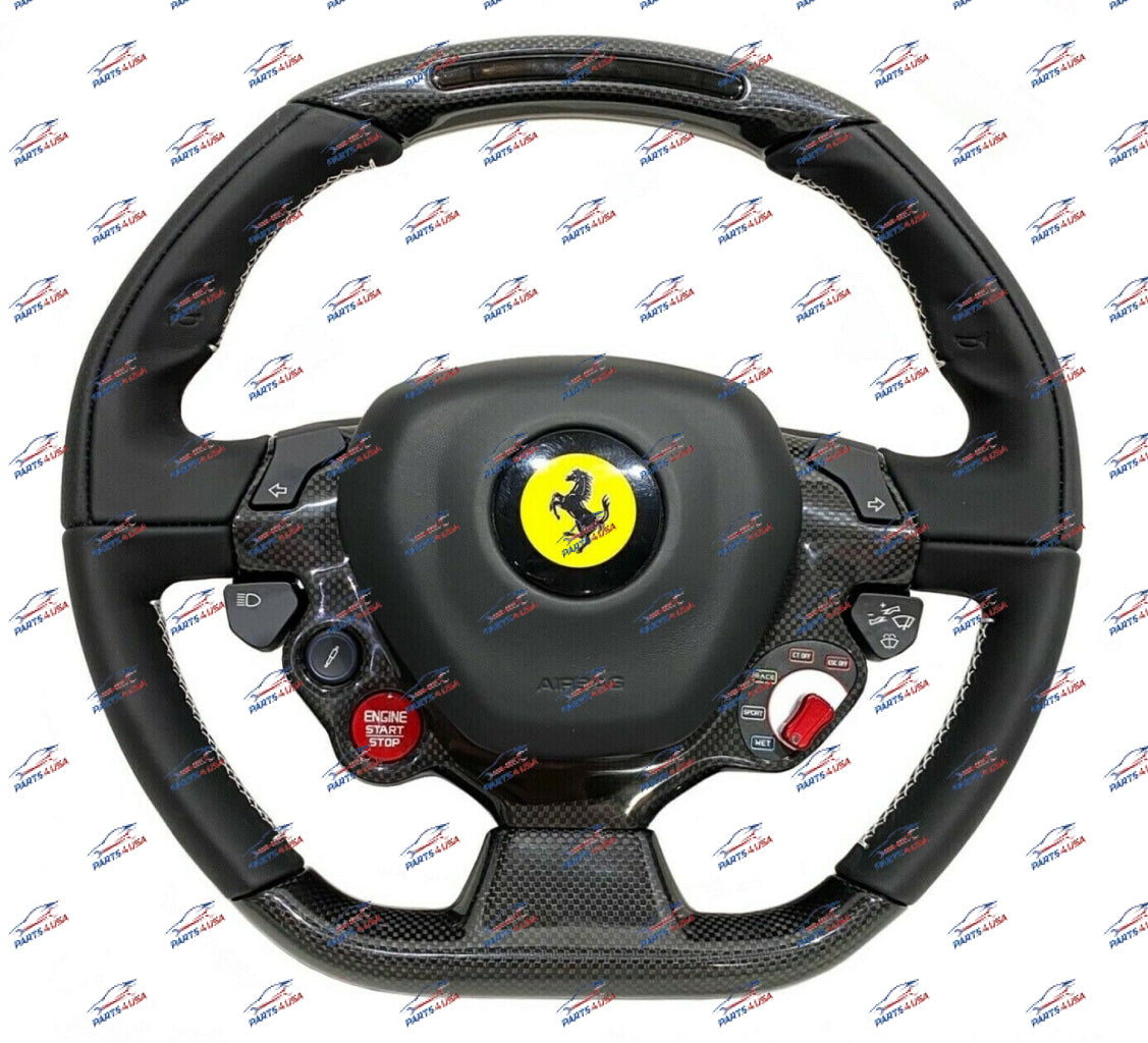 Ferrari 488 Pista / Spider Carbon Steering Wheel With Led