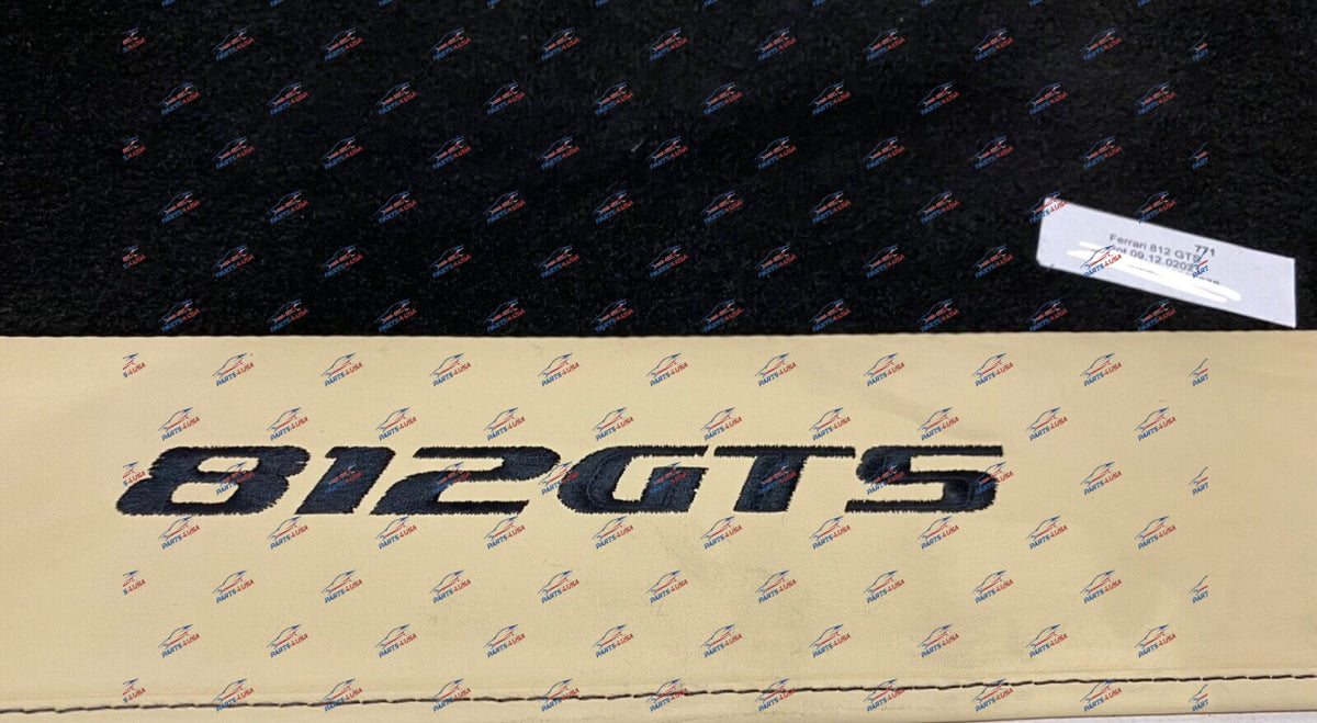 Ferrari 812 GTS original floor mats Black Camel color OEM, - Floor mat