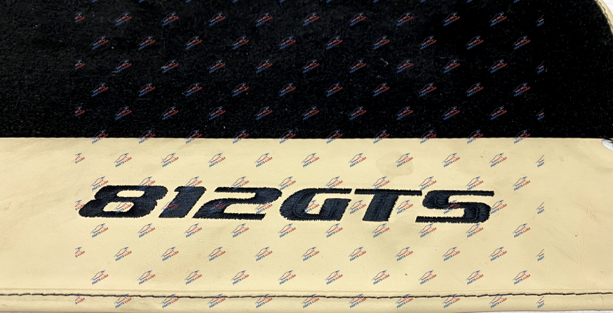 Ferrari 812 GTS original floor mats Black Camel color OEM, - Floor mat