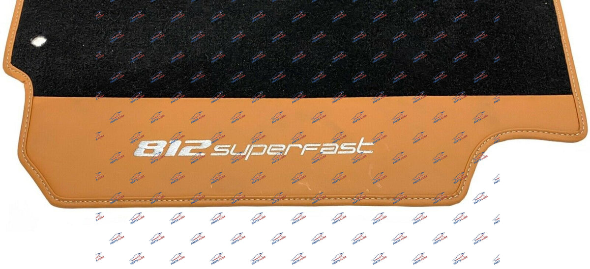 Ferrari 812 Superfast Floor Matt Black With Camel Oem Part