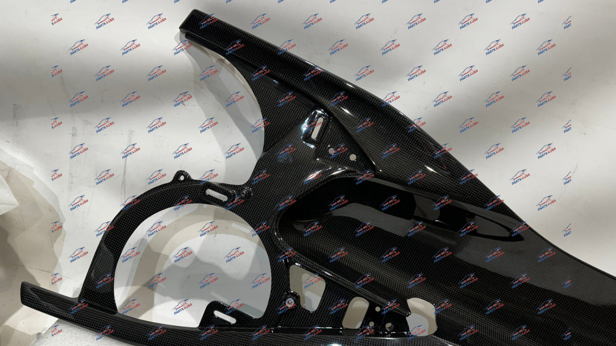 Ferrari 812 Superfast GTS RH Central Medalion Door Carbon OEM Part number: 88928400 - Carbon fiber door trim