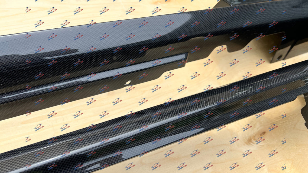 Ferrari 812 Superfast Gts Side Skirt Cover Outter Sill Carbon Oem Part Number: 89130300 Carbon Fiber