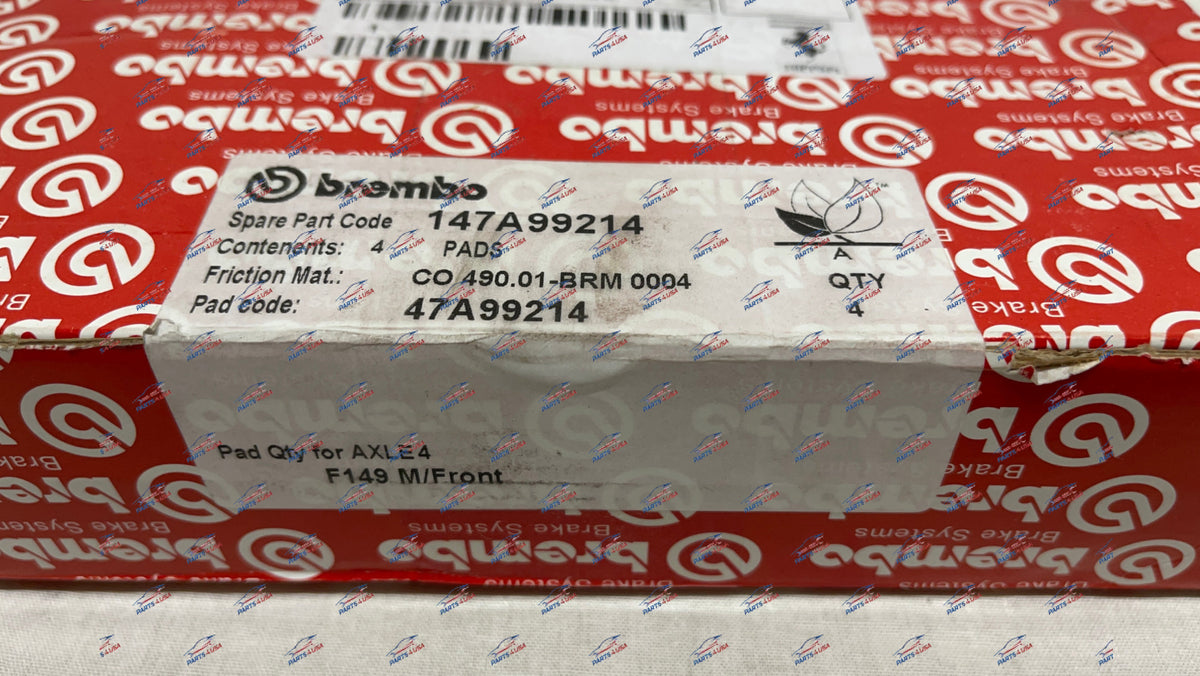 Ferrari California Or Portofino Front Pad Set With Springs Part Number: 70003329