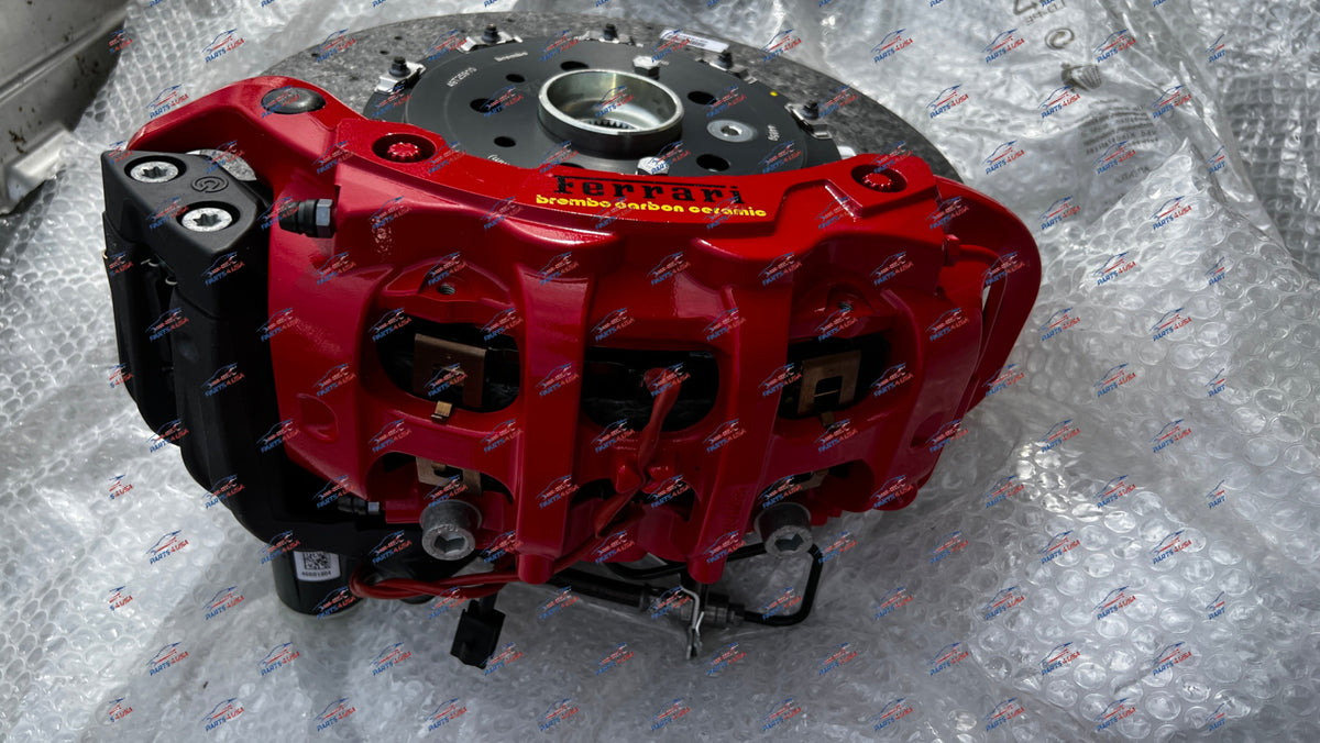 Ferrari F8 Tributo 488 Brake Set Complete Ceramic OEM Part number: - Brake set
