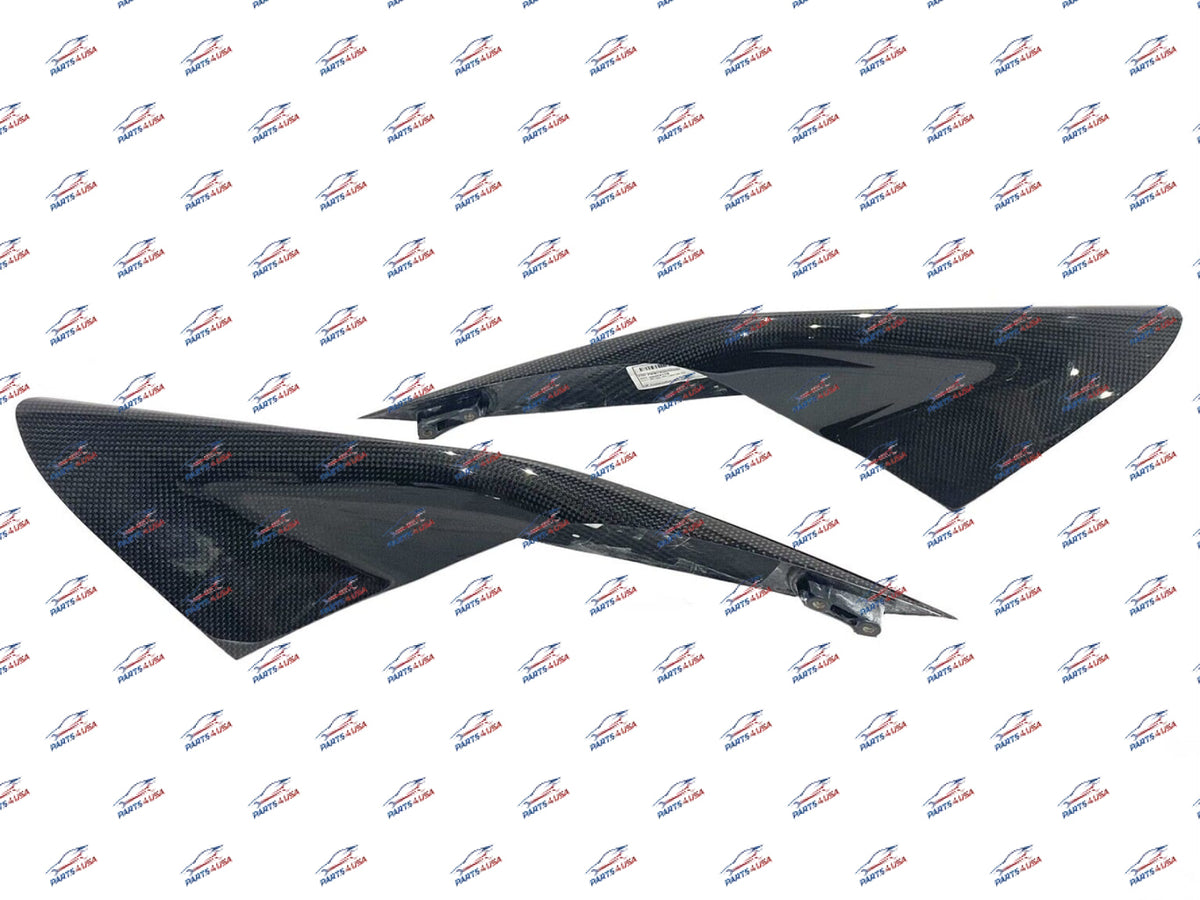 Ferrari F8 Tributo Air Intake Carbon Fiber Cover Oem Part Number: 891163 891184