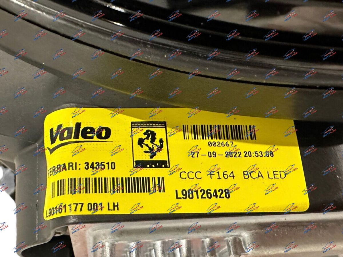 Ferrari Portofino headlight LH OEM Part number: 343510 - Headlight