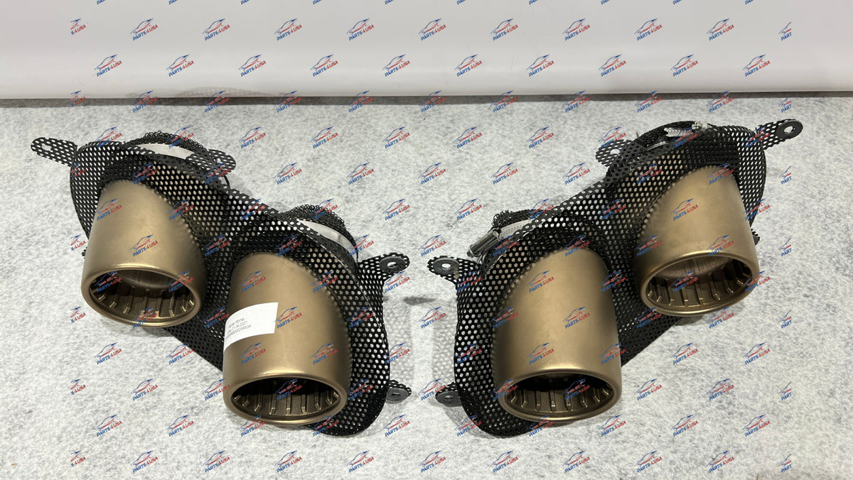 Ferrari Roma Exhaust Gold Tips Part Number: 922164