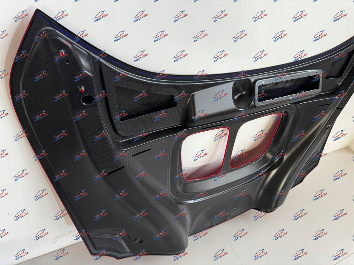 Ferrari SF90xx Stradale front hood OEM Part number: - Carbon fiber front hood
