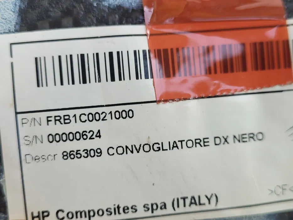 Ferrari 488 PISTA Insert Rear bumper carbon, OEM, Part number: