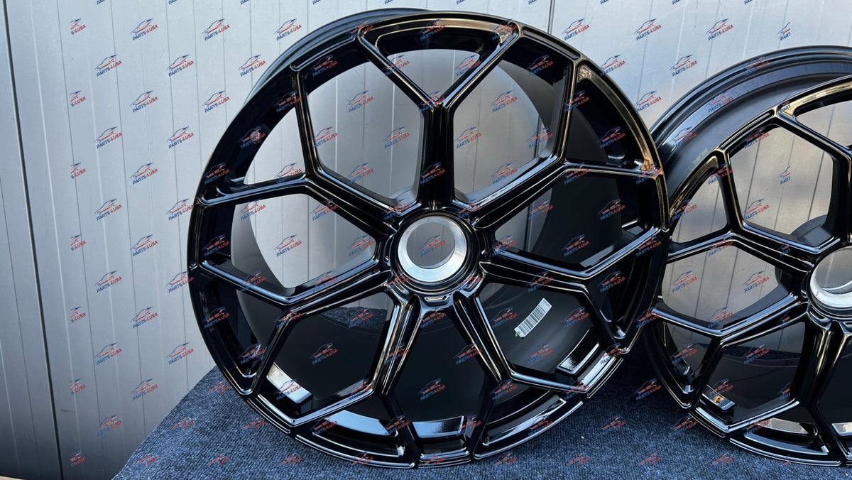Lamborghini Aventador SVj Wheel glossy black OEM part number: 470601017BH 470601017BJ - Wheels