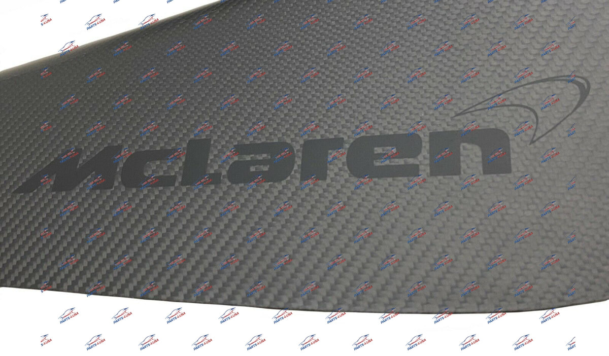 Mclaren 720S Door Sill Carbon Fiber Black Color Oem Part Number: 14Na317Mp