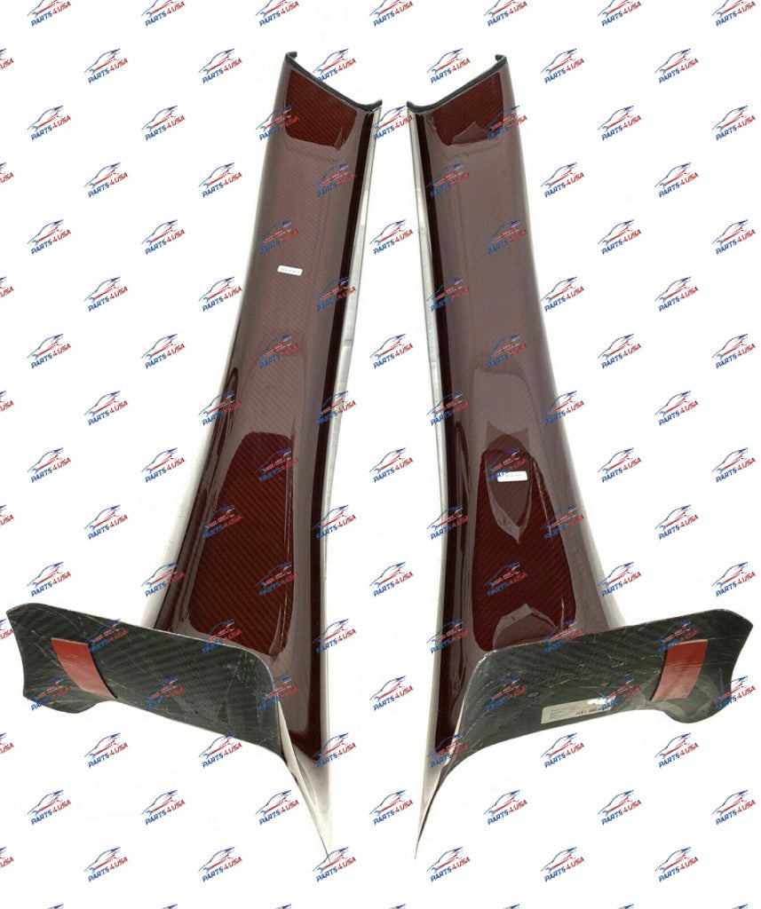 Mclaren 720S Door Sill Carbon Fiber Red Oem Part Number: 14Na317Mp