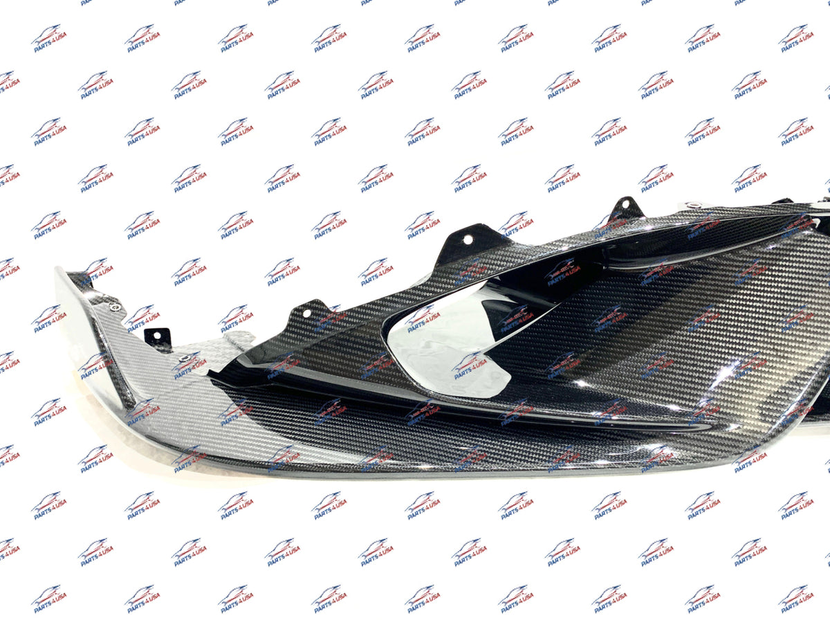 McLaren 765LT Front splitter carbon fiber OEM Part number: 14AB975RPCFG - Carbon fiber front splitter