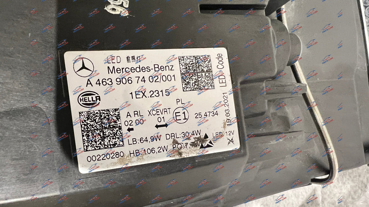 Mercedes Benz G63 Amg G Wagon Multibeam Led Left And Right Oem Part Headlight