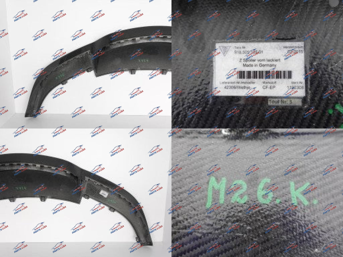Porsche 918 Spyder Carbon Fiber Front Lip Oem Part Number: 91850552501 Front