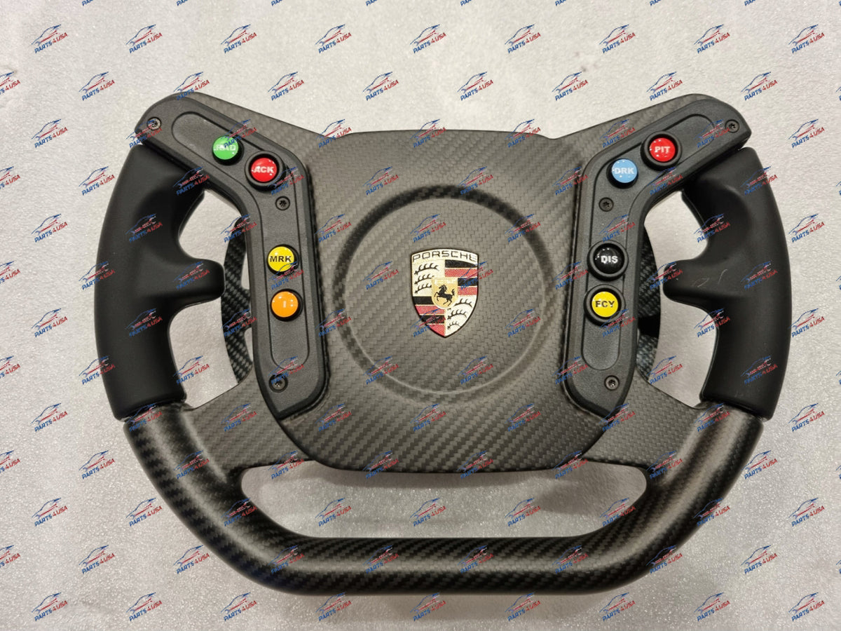 Porsche 935 982 718 GT4 Carbon steering wheel DSG OEM Part number: 9F2419089D - Carbon Steering wheel