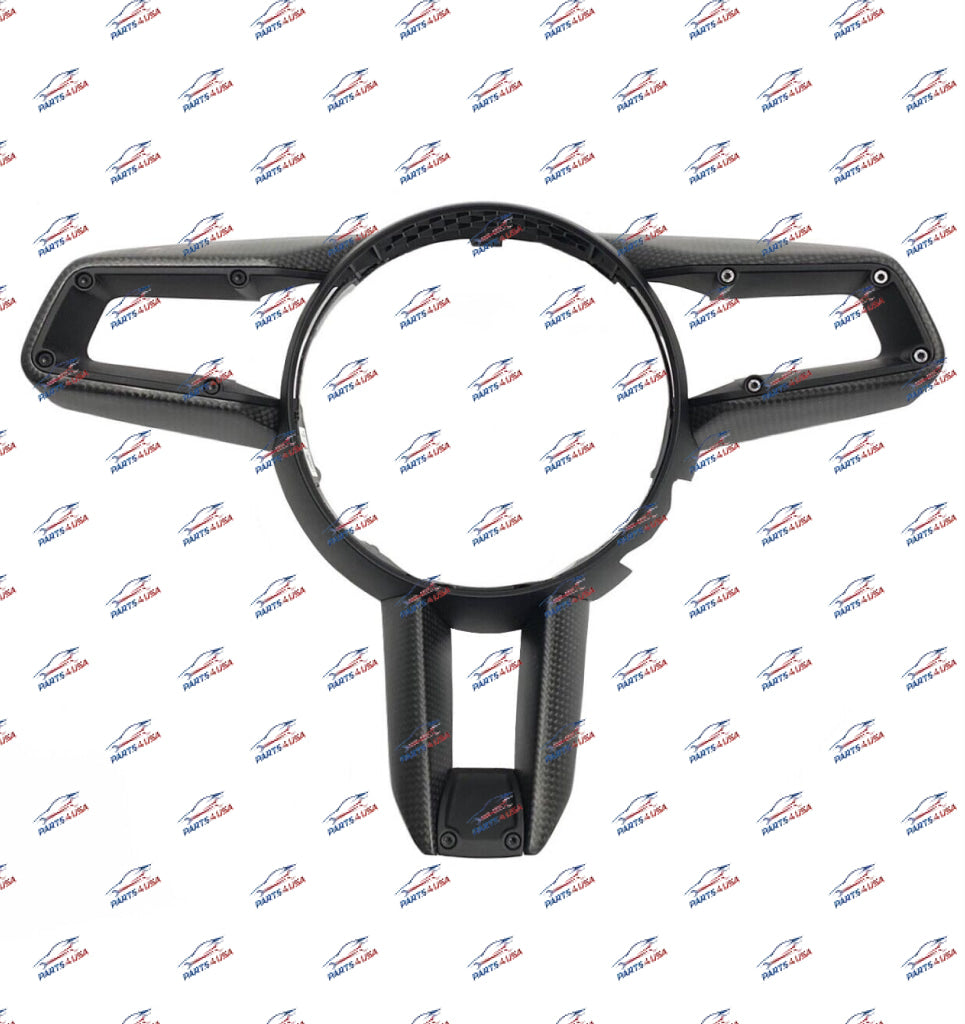 Porsche 992 CARBON steering wheel cover OEM Part number: 62938380B - Carbon fiber cover