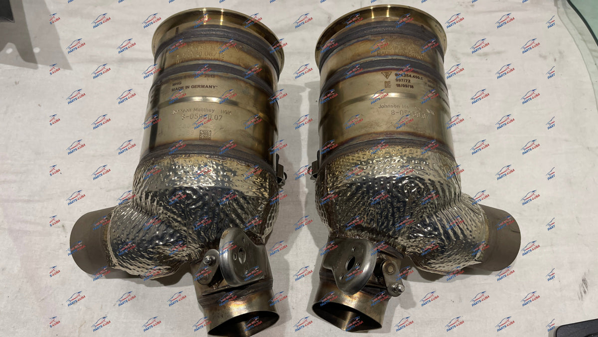 Porsche Gt2Rs Catalytic Converter Downpipe Exhaust Part Number: 9P1254450E