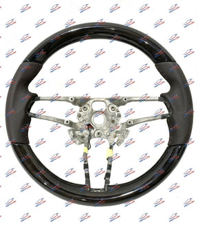 Porsche Panamera Cayenne Macan Leather Steering Wheel Oem