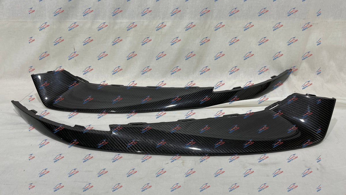 Porsche Taycan Front Lip L + R Carbon Fiber Part Number: 9J1807820B