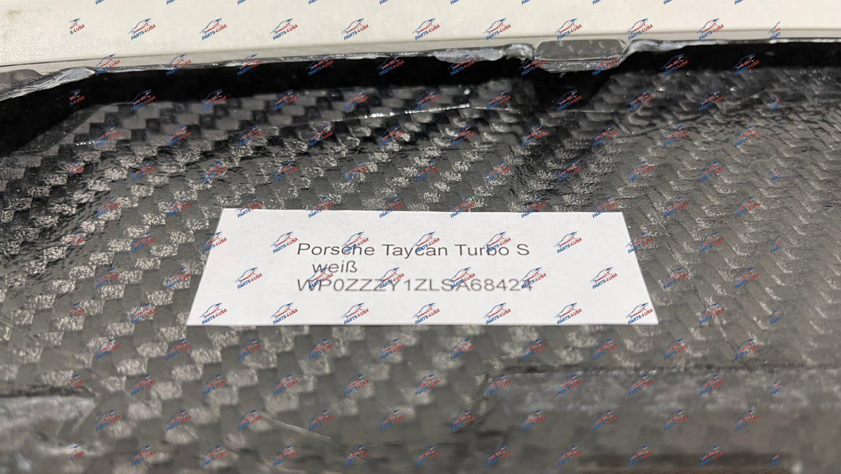 Porsche Taycan Front Lip L + R Carbon Fiber Part Number: 9J1807820B