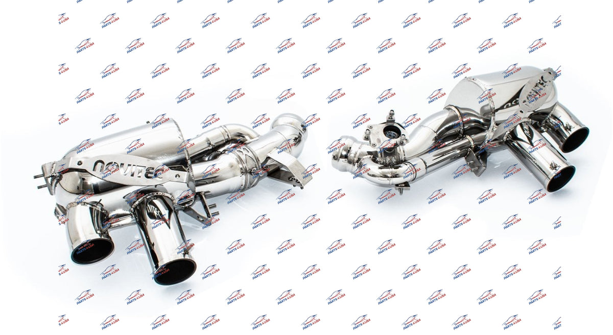POWER OPTIMIZED EXHAUST SYSTEM WITH FLAP-REGULATION Novitec Part number: F1 666 12 - Exhaust system
