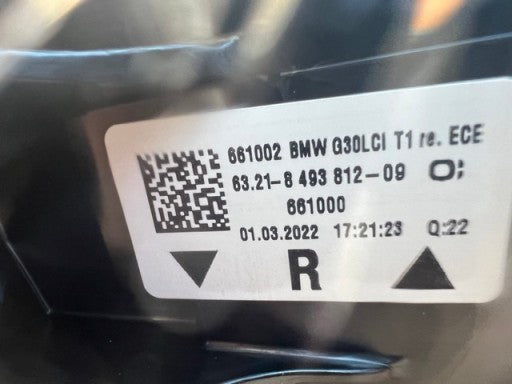 BMW M5 F90 G30 Lift tail light complete, OEM Part, Part number: