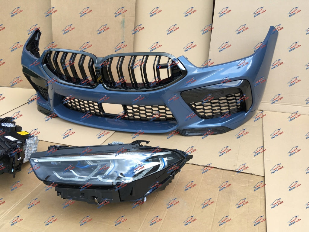 Bmw M8 F91 F92 F93 Front Bumper With Laser Headlight Oem Part