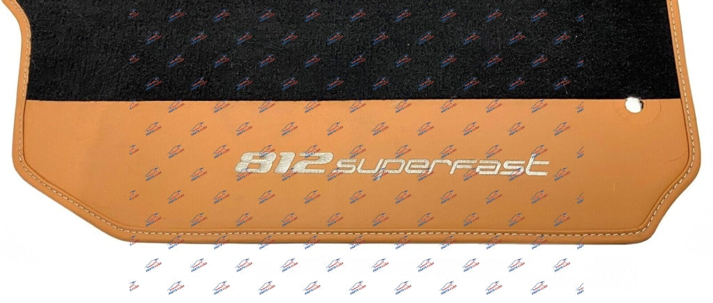 Ferrari 812 Superfast Floor Matt Black With Camel Oem Part