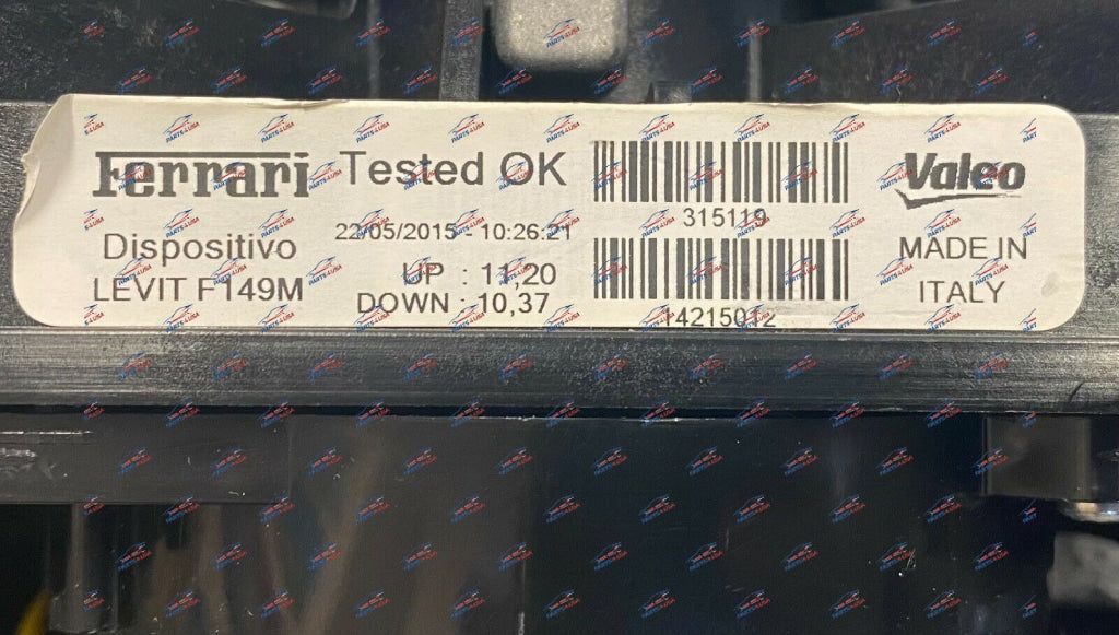 Ferrari California T Paddle Shift Gearbox Control Set Part Number: 315119