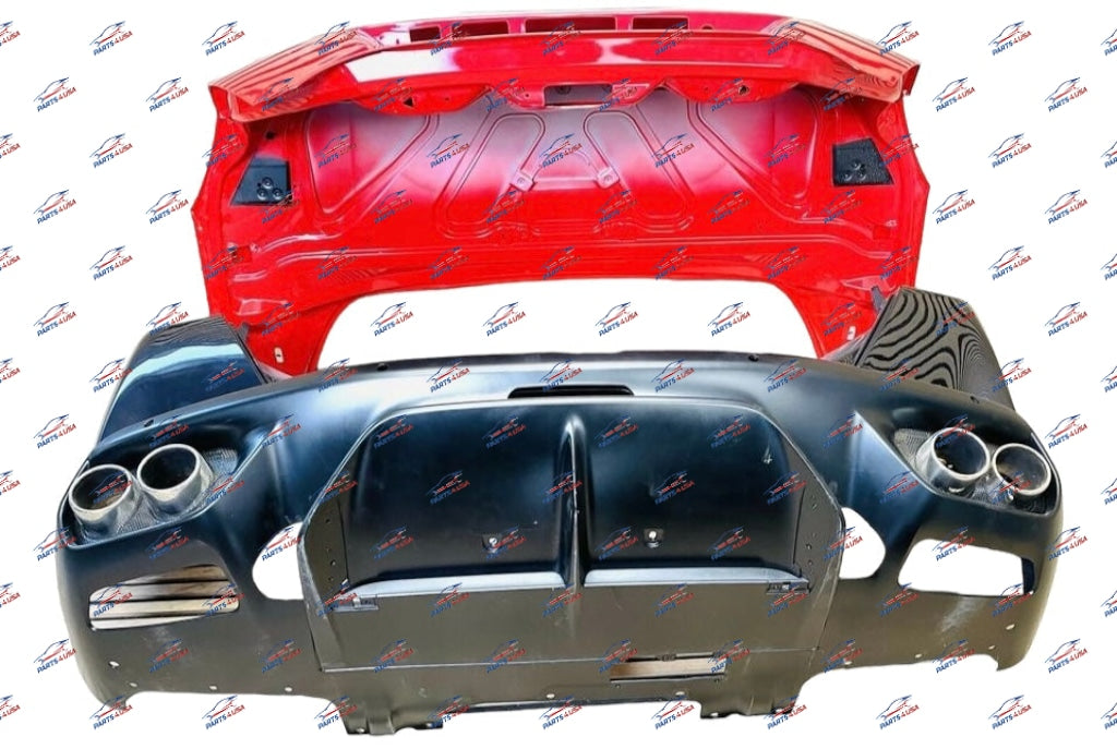 Ferrari Portofino Rear Bumper With Trunk Complete Exhaust Tips Oem Part