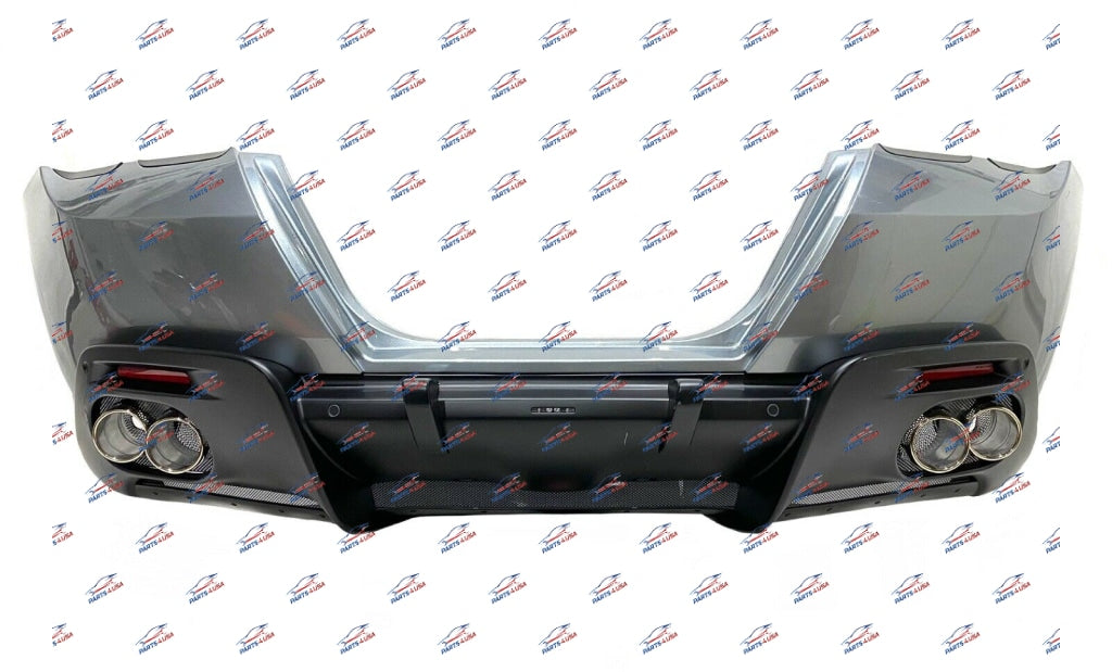 Ferrari Roma Rear Bumper Complete With Gold Tips Part Number: 985832325